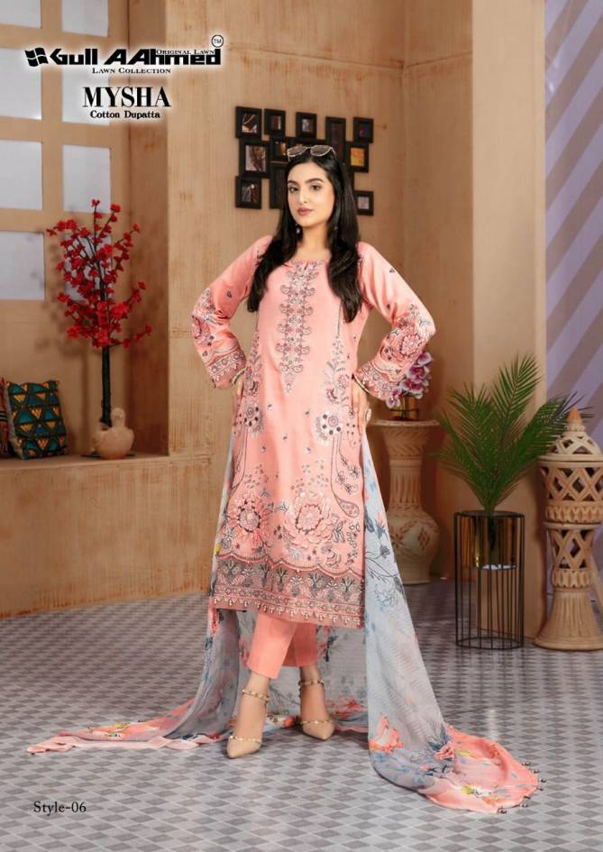 Gul Aahmed Mysha 1 Casual Wear Wholesale Cotton Dress Material Collection